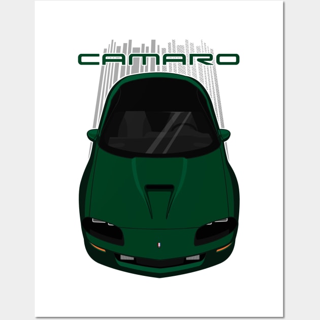 Camaro 4th 1993-1997 - Green Wall Art by V8social
